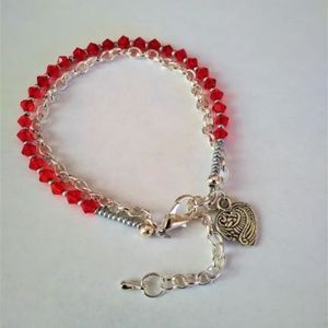 NEW Valentines Day LOVE Bracelet with Heart Charm